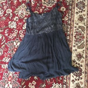 Hollister gray sparkles dress
